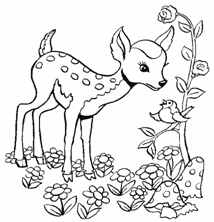 Clique ici pour imprimer le coloriage Dans la foret !