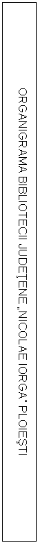 Text Box: ORGANIGRAMA BIBLIOTECII JUDETENE 