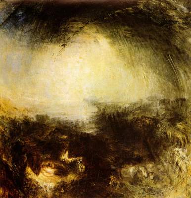 [Turner Print, Poster - Shade and Darkness: the Evening of the Deluge]