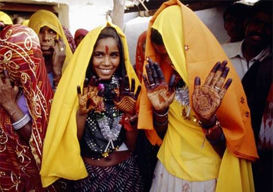 Photo: Hands Decorated by Henna