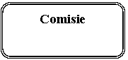 Rounded Rectangle: Comisie