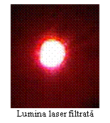 Text Box:  
Lumina laser filtrata
