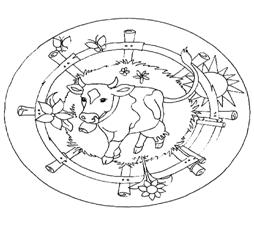 mandala vaca