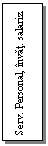 Text Box: Serv. Personal, invat. salariz.