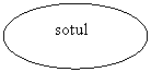 Oval:      sotul