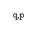 Oval: q,p