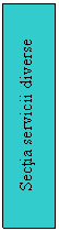 Text Box: Sectia servicii diverse